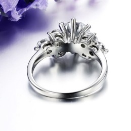 Hochwertiger Titanring Mit Strass