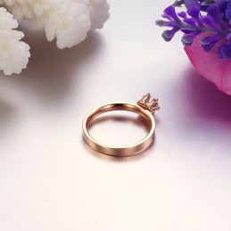 Qualität Und Quantität Gesichert Weiblicher Titanring Mit Strass