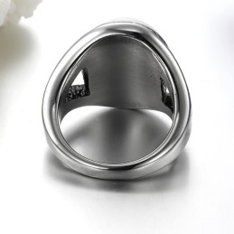 Verkauft Sich Weltweit Gut: Übertriebener Onyx-Titanring