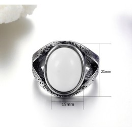 Verkauft Sich Weltweit Gut: Übertriebener Onyx-Titanring