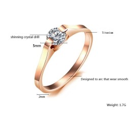 Stabiler Qualitäts-Titanring Für Damen