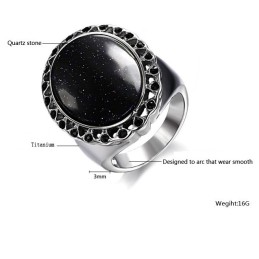 Komplett In Spezifikationen Übertreiben Quarzit-Titan-Ring