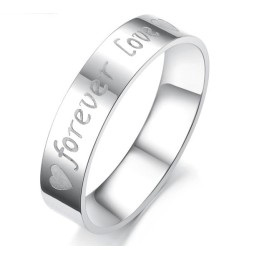 Klassischer Titanring Von Ausgezeichneter Qualität Für Liebhaber