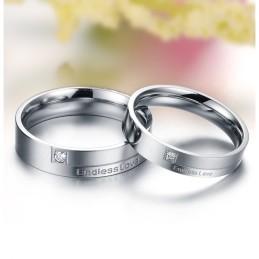Qualität Und Quantität Garantiert Endless Love Titanring Für Liebhaber