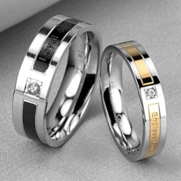 Der König Der Quantität Titanring Für Liebhaber Mit Diamant