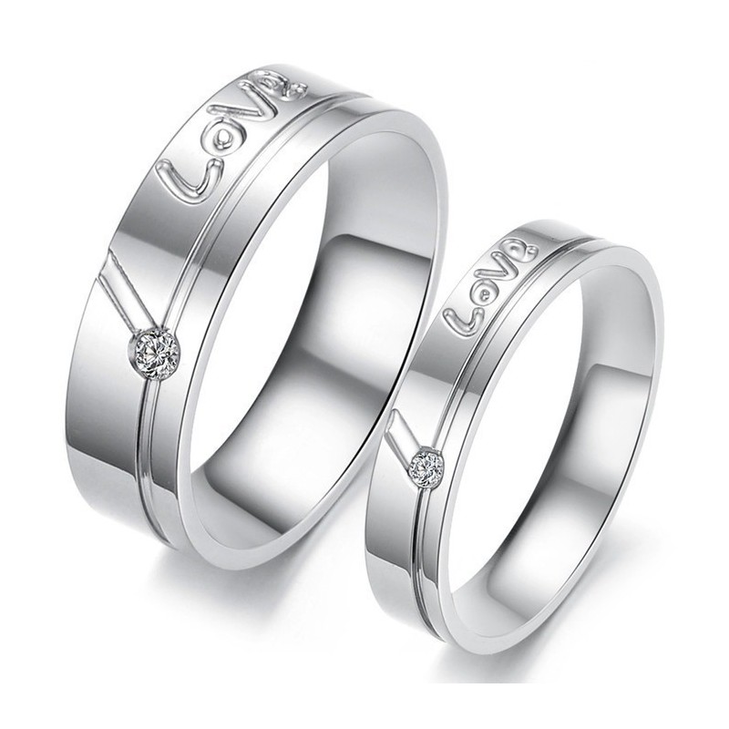 Weltweit Bekannter Lagenring Aus Titan Für Verliebte Mit Strass Weltweit Bekannter Lagenring Aus Titan Für Verliebte Mit Strass