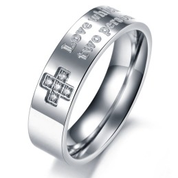 Weltweit Gut Verkaufter Titanring Für Liebhaber Mit Strass