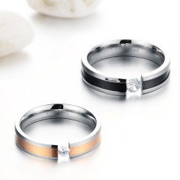 Zuverlässiger Performance-Titanring Für Verliebte Mit Strass