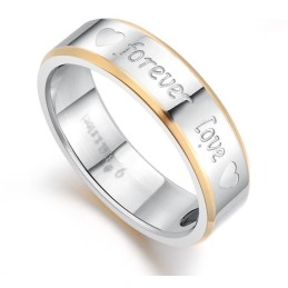 Qualität Und Quantität Garantierter Modischer Titanring Für Liebhaber