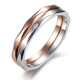Der König Der Quantität Exquisiter Titanring Für Liebhaber