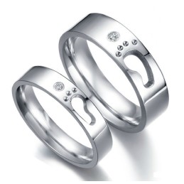 Weltweit Bekannter Titanring Für Verliebte