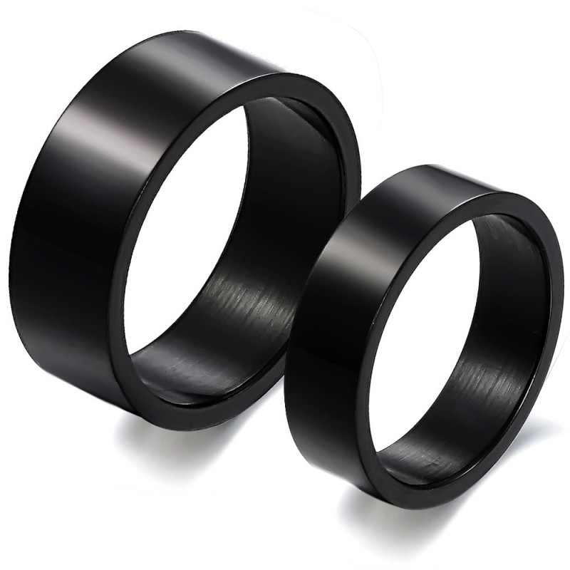Um Warmes Lob Von Kunden Zu Gewinnen Schwarzer Titanring Für Liebhaber Um Warmes Lob Von Kunden Zu Gewinnen Schwarzer Titanring Für Liebhaber