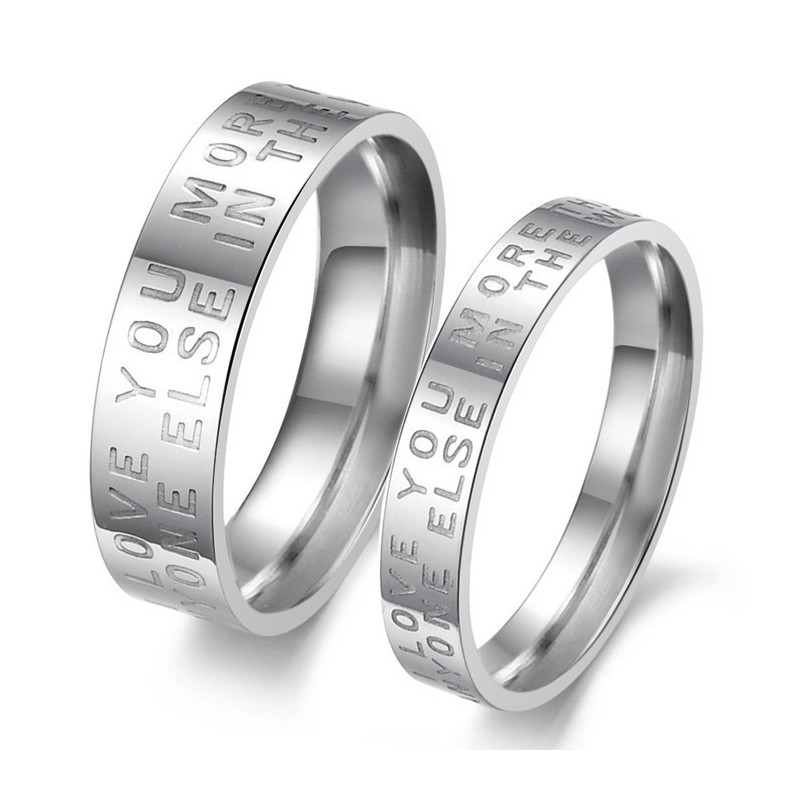 Weißer Titanring Von Hervorragender Qualität Für Liebhaber Weißer Titanring Von Hervorragender Qualität Für Liebhaber