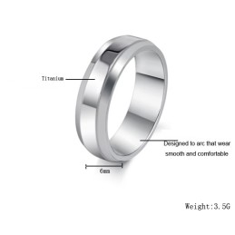 Hochwertiger Herrenring Aus Reinem Titan
