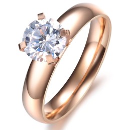 Große Auswahl An Damen-Titanringen Mit Strass