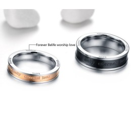 Titanring Mit Garantierter Qualität Und Quantität Für Verliebte