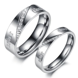 Komplett In Spezifikationen Argent Titanium Ring Für Liebhaber