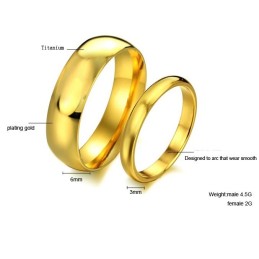 Hochwertiger Titanring Für Verliebte