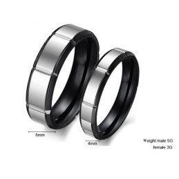 Die Königin Der Qualität Retro Titan Ring Für Liebhaber