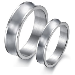 Die Königin Der Qualität, Schlichter Titanring Für Verliebte