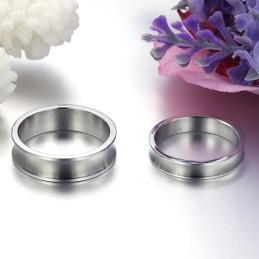 Die Königin Der Qualität, Schlichter Titanring Für Verliebte