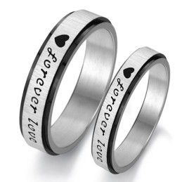 Der König Der Quantität Endless Love Titanring Für Verliebte
