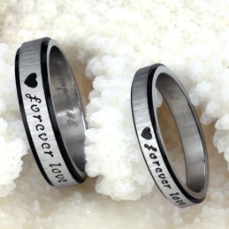Der König Der Quantität Endless Love Titanring Für Verliebte