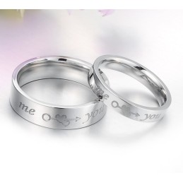 Zuverlässiger Titanring Für Verliebte