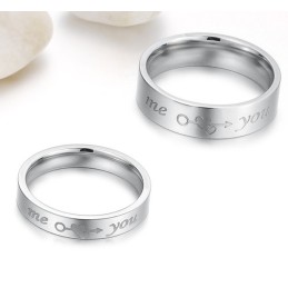 Zuverlässiger Titanring Für Verliebte