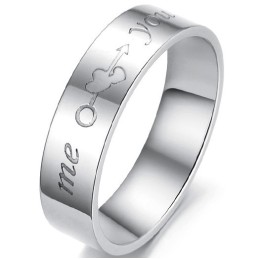 Zuverlässiger Titanring Für Verliebte