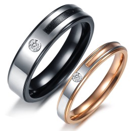 Die Königin Der Qualität Prägnanter Titanring Für Liebhaber