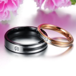 Die Königin Der Qualität Prägnanter Titanring Für Liebhaber