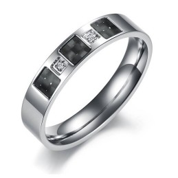 Hochwertiger Titanring Für Verliebte