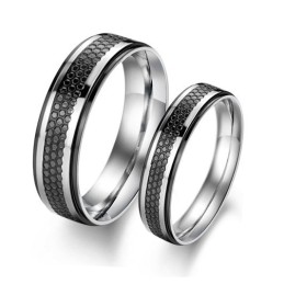 Qualität Und Quantität Garantierter Schwarzer Titanring Für Liebhaber