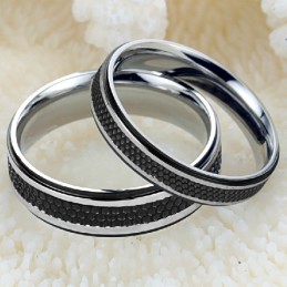 Qualität Und Quantität Garantierter Schwarzer Titanring Für Liebhaber