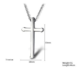 Weltweit Gut Verkaufte Kreuz-Titan-Halskette