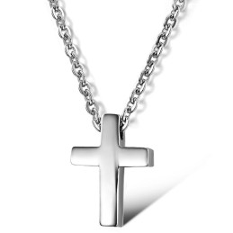 Qualität Und Quantität Gesicherte Weibliche Kreuz Titan Halskette
