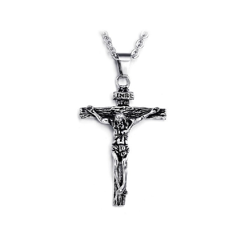 Einfach Zu Verwendende Kreuz-Titan-Halskette Einfach Zu Verwendende Kreuz-Titan-Halskette