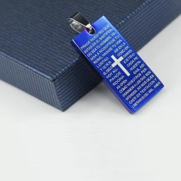 Klassischer Kreuz-Bibel-Herren-Anhänger Und Halskette, Modisches Geschenk Für Freunde