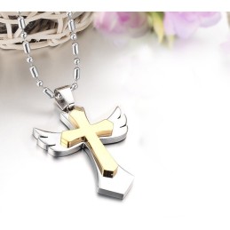Bekannt Für Seine Hochwertige Kreuz-Titan-Halskette