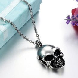 Titan-Halskette Mit Totenkopf-Motiv „The King Of Quantity“