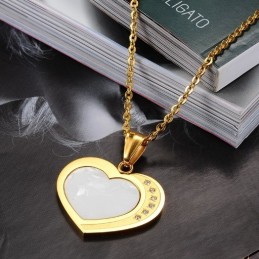 Um Eine Lange Geschichte Zu Haben: Weibliche Sweetheart Shell Titan Halskette