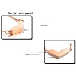 Zuverlässige Qualität Sweetheart Titan Halskette