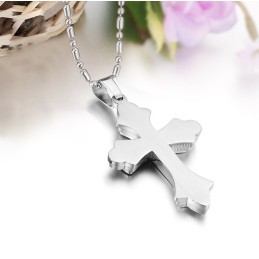 Qualität Und Quantität Gesichert Kreuz Titan Halskette Mit Strass