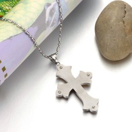 Komplett In Spezifikationen Weibliche Kreuz Titan Halskette Mit Strass
