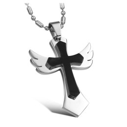 Stabile Qualität Kreuz Titan Halskette