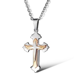 Hochwertige Kreuz-Titan-Halskette