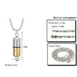 Hochwertige Kreuz-Titan-Halskette