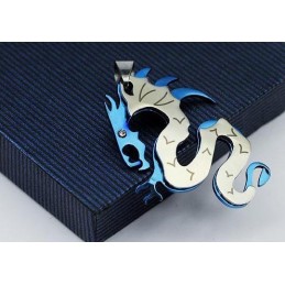 Mode Reinem Titan Herren Anhänger Und Halskette Drachen
