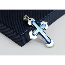 Bibelkreuz-Anhänger Und Halskette Aus Titan